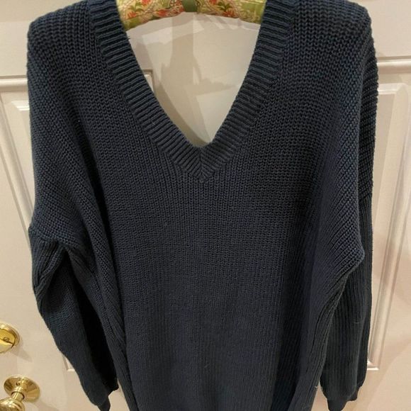 Miracle Women's Dark Green Long Sleeve Oversized Sweater Top Size M/L NWOT - Picture 5 of 12